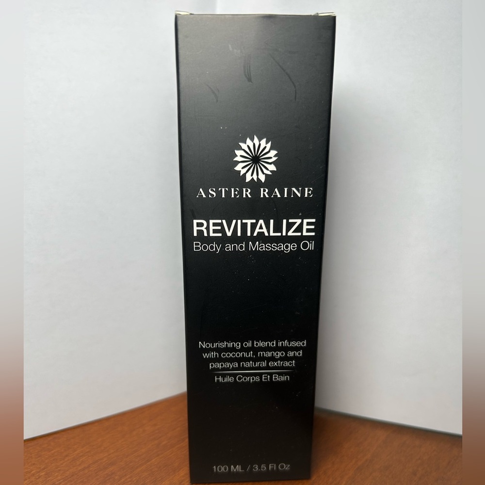 Aster Raine body and massage oil.